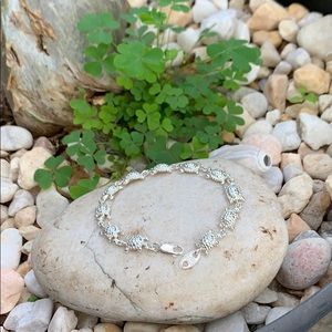 Sterling Silver Turtle Link Bracelet